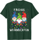 Funny Gnomes Merry Christmas Frohe Weihnachten T-Shirt - T-Shirt | Forest
