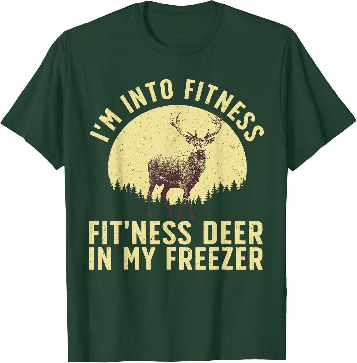 Funny Deer Hunting Art Women Wildlife Hunter Hunting T-Shirt - T-Shirt | Forest