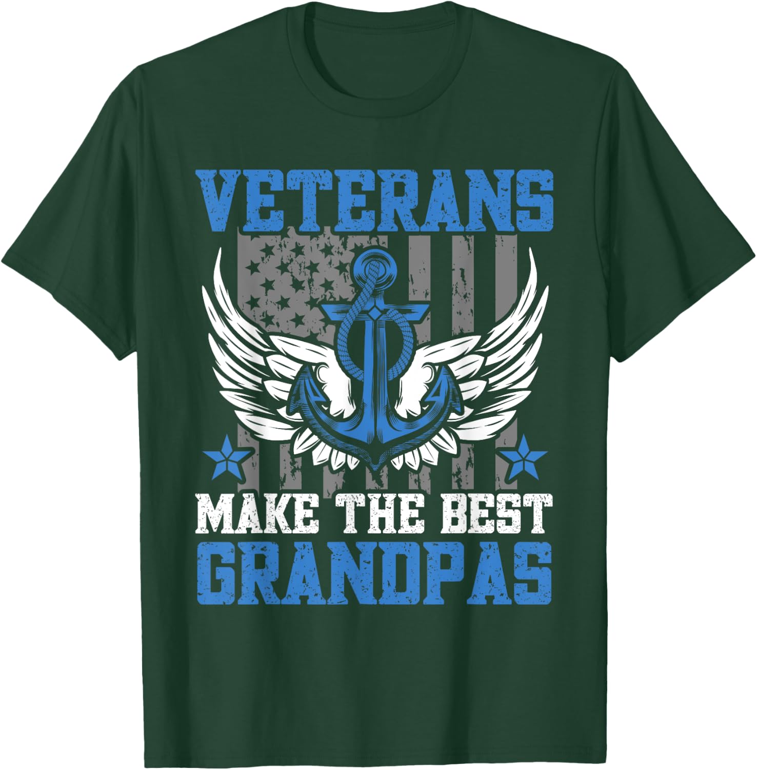 Military Veterans Make The Best Grandpas Veterans Day T-Shirt - T-Shirt | Forest
