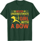 Funny Archery Design For Girls Women Bowhunter Archery Fans T-Shirt - T-Shirt | Forest