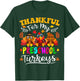 Thankful For My Preschool Turkeys Thanksgiving Teacher Fall T-Shirt - T-Shirt | Forest