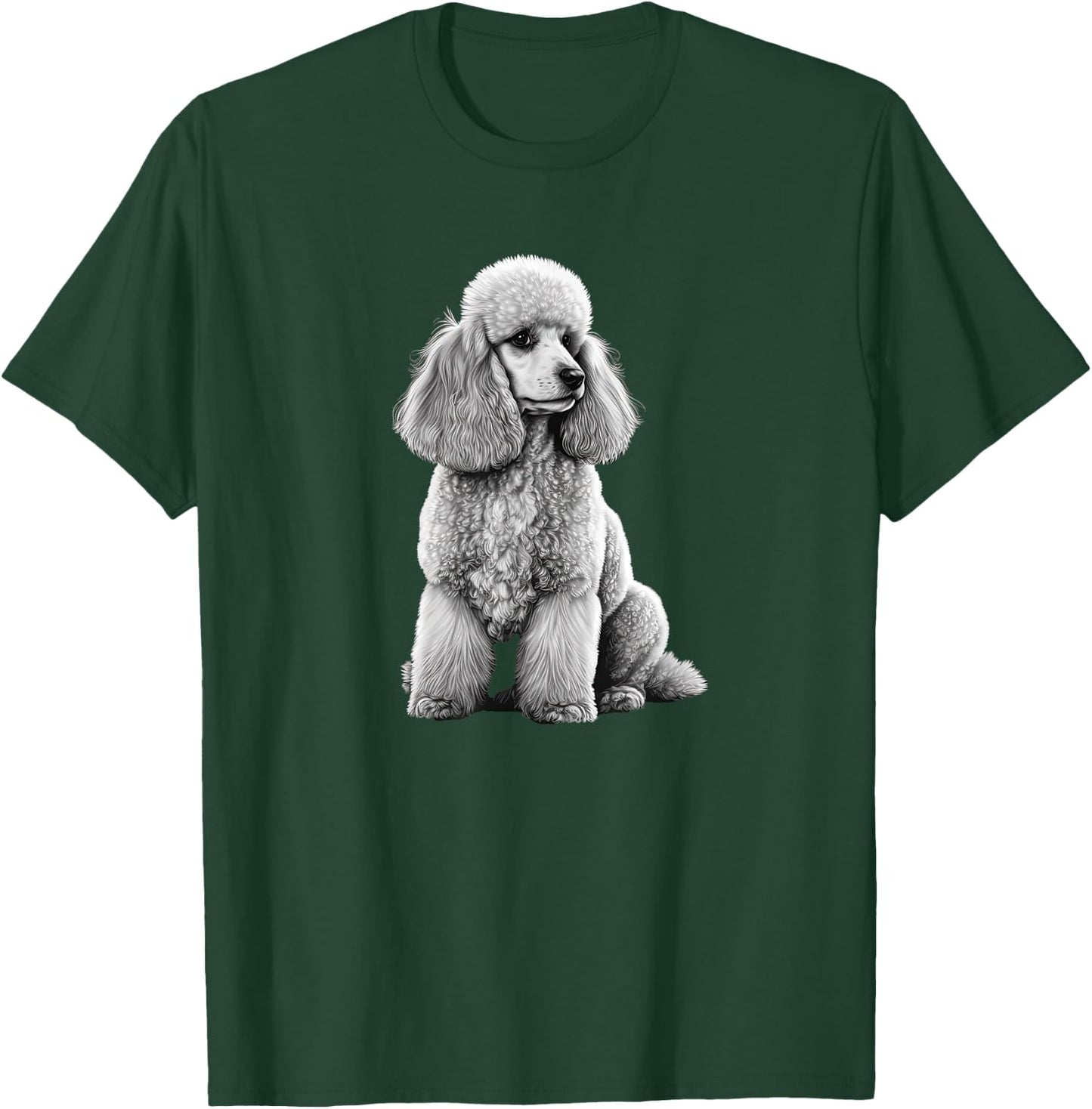 Funny Poodle Dog Miniature Poodle Toy Poodle Women Kids T-Shirt - T-Shirt | Forest