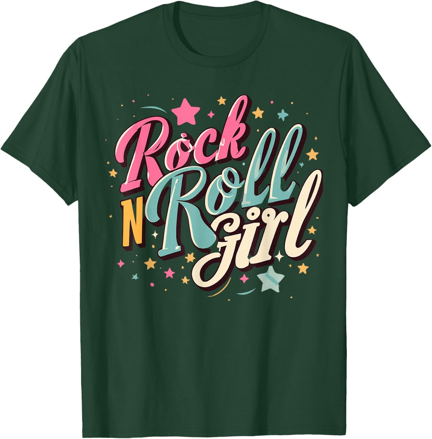 Rock N Roll Girl Purple Darla T-Shirt - T-Shirt | Forest