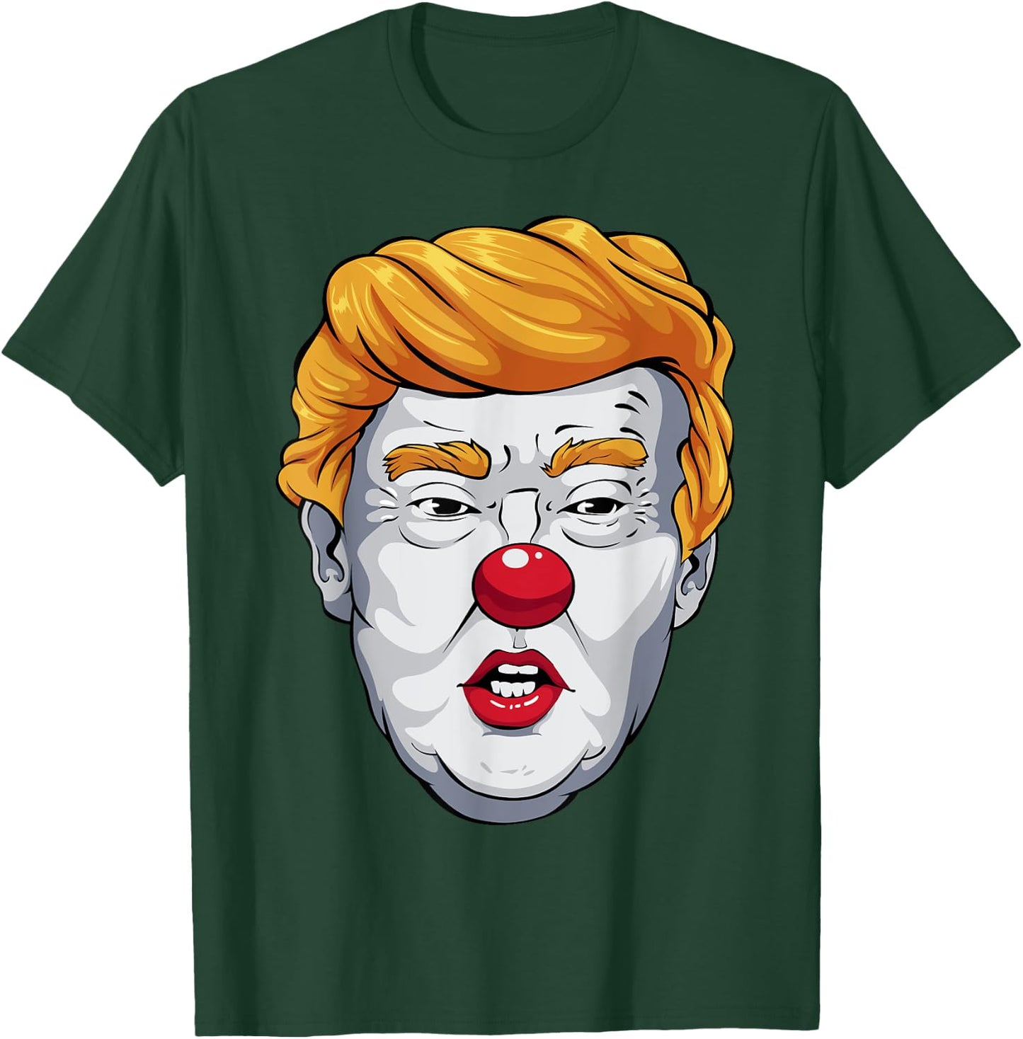 Funny Anti Trump Clown 2024 Election Halloween Costume T-Shirt - T-Shirt | Forest