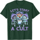 Pastel Goth Kawaii Occult Cats Summon Let's Start A Cult Cat T-Shirt - T-Shirt | Forest