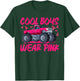 Monster Truck Breast Cancer Awareness Cool Boys Wear Pink T-Shirt - T-Shirt | Forest