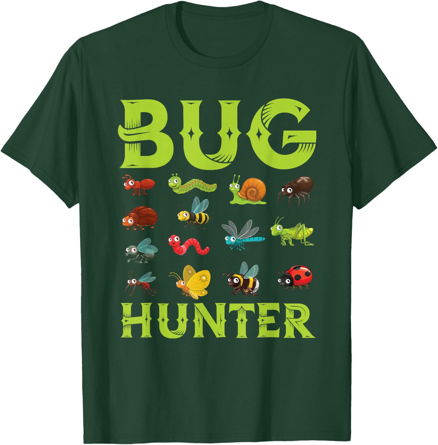 Bug Lover Insects Entomologist Boys Girls Biologist T-Shirt - T-Shirt | Forest