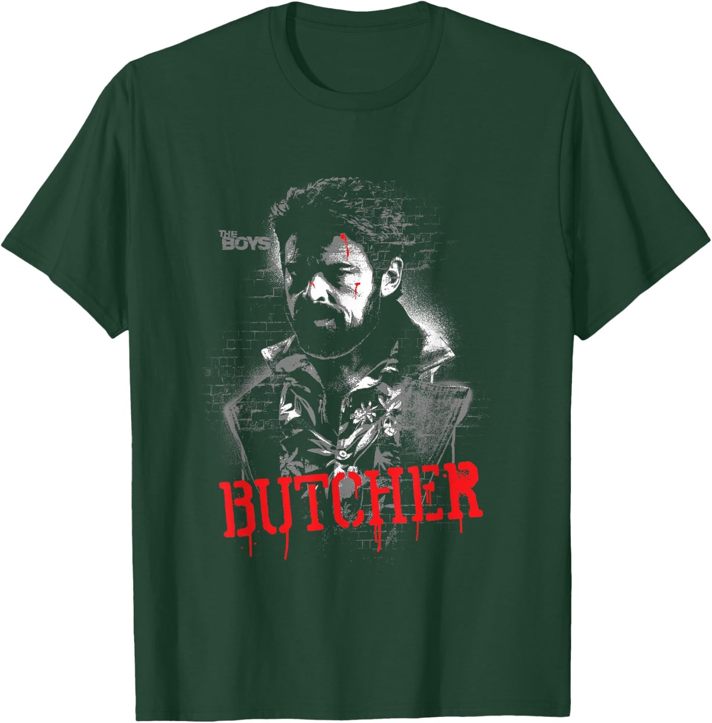 The Boys Butcher Graffiti Pose T-Shirt - T-Shirt | Forest