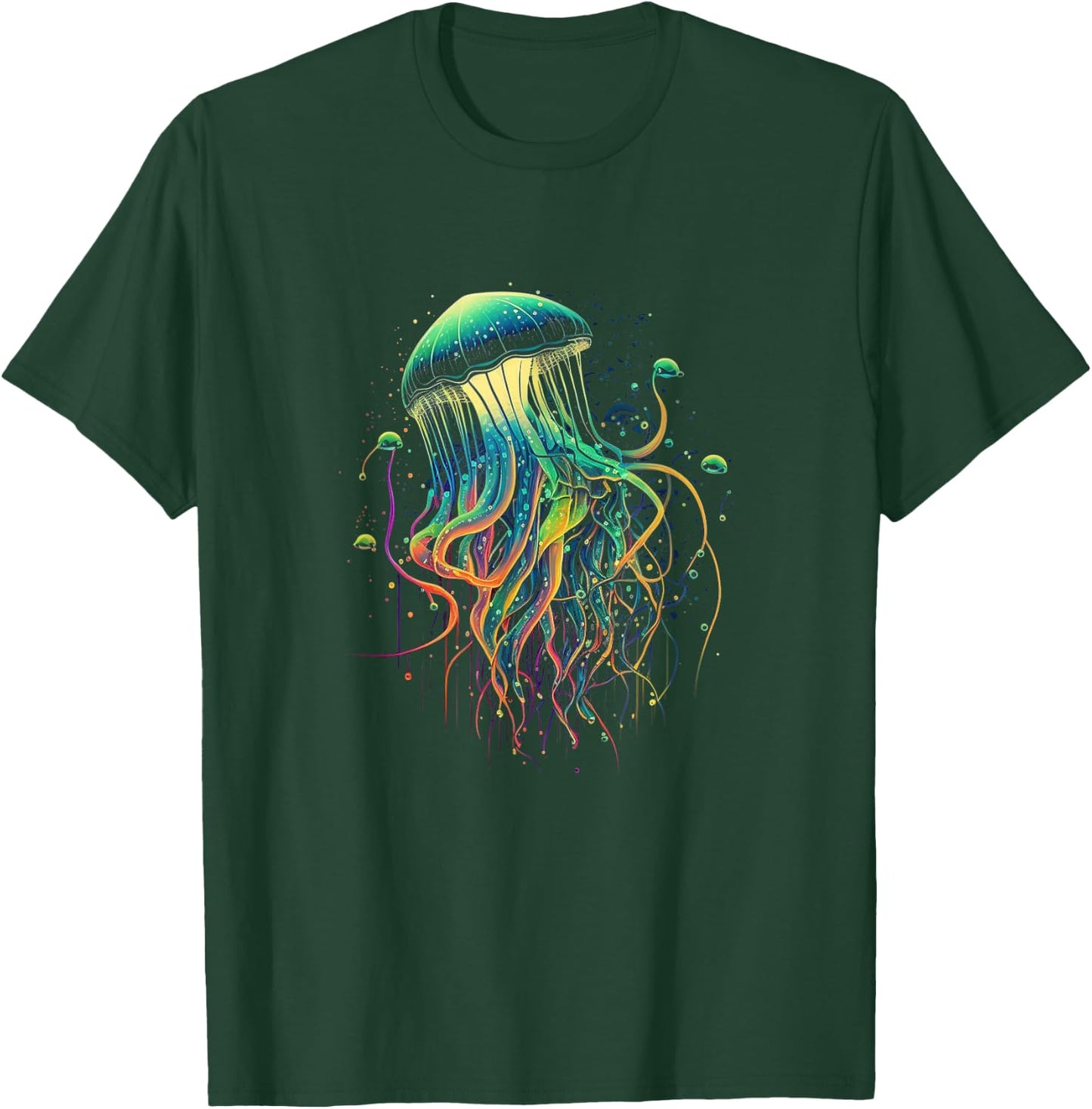 Jellyfish Ocean Animal Scuba Diving Jelly Fish T-Shirt - T-Shirt | Forest