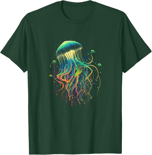 Jellyfish Ocean Animal Scuba Diving Jelly Fish T-Shirt - T-Shirt | Forest