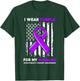 I Wear Purple For My Husband Pancreatic Cancer Awareness T-Shirt - T-Shirt | Forest