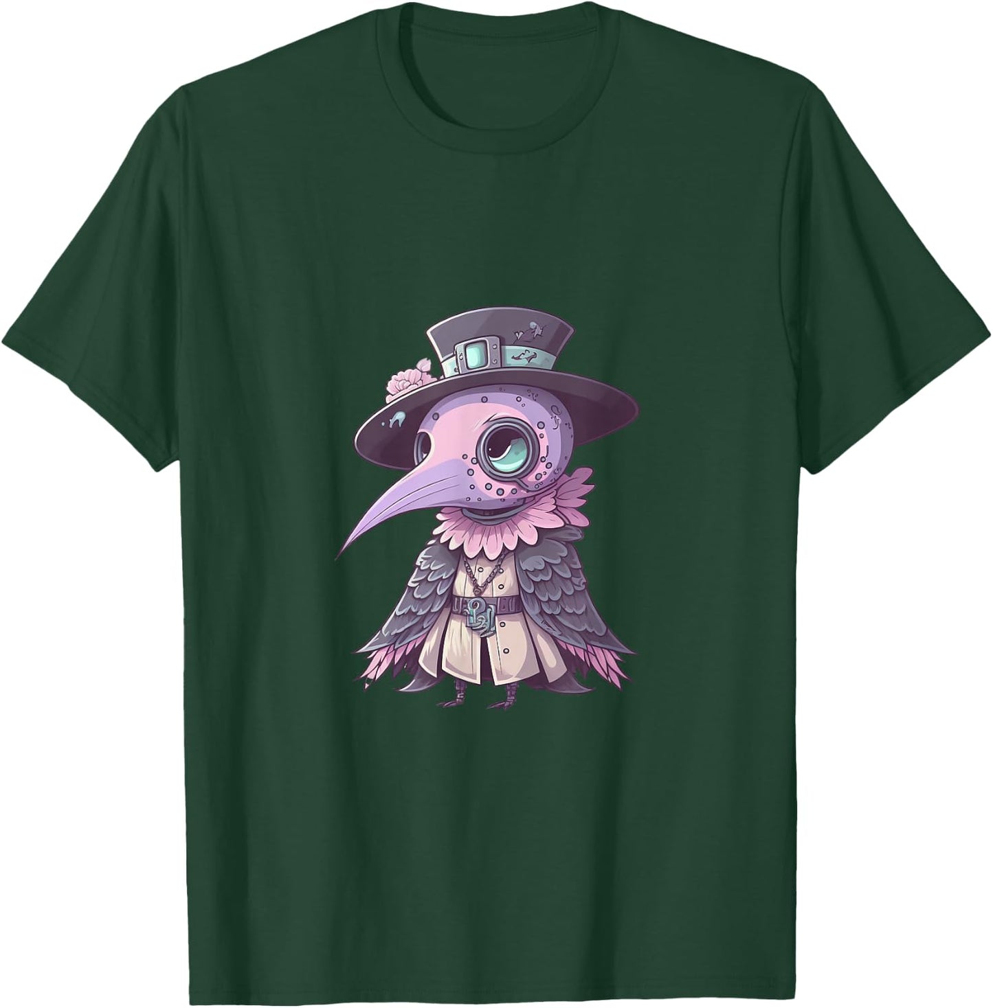 Creepy Kawaii Pastel Goth Plague Doctor T-Shirt - T-Shirt | Forest