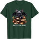 Funny Batty For Books Bat Merch Halloween Librarian Lover T-Shirt - T-Shirt | Forest