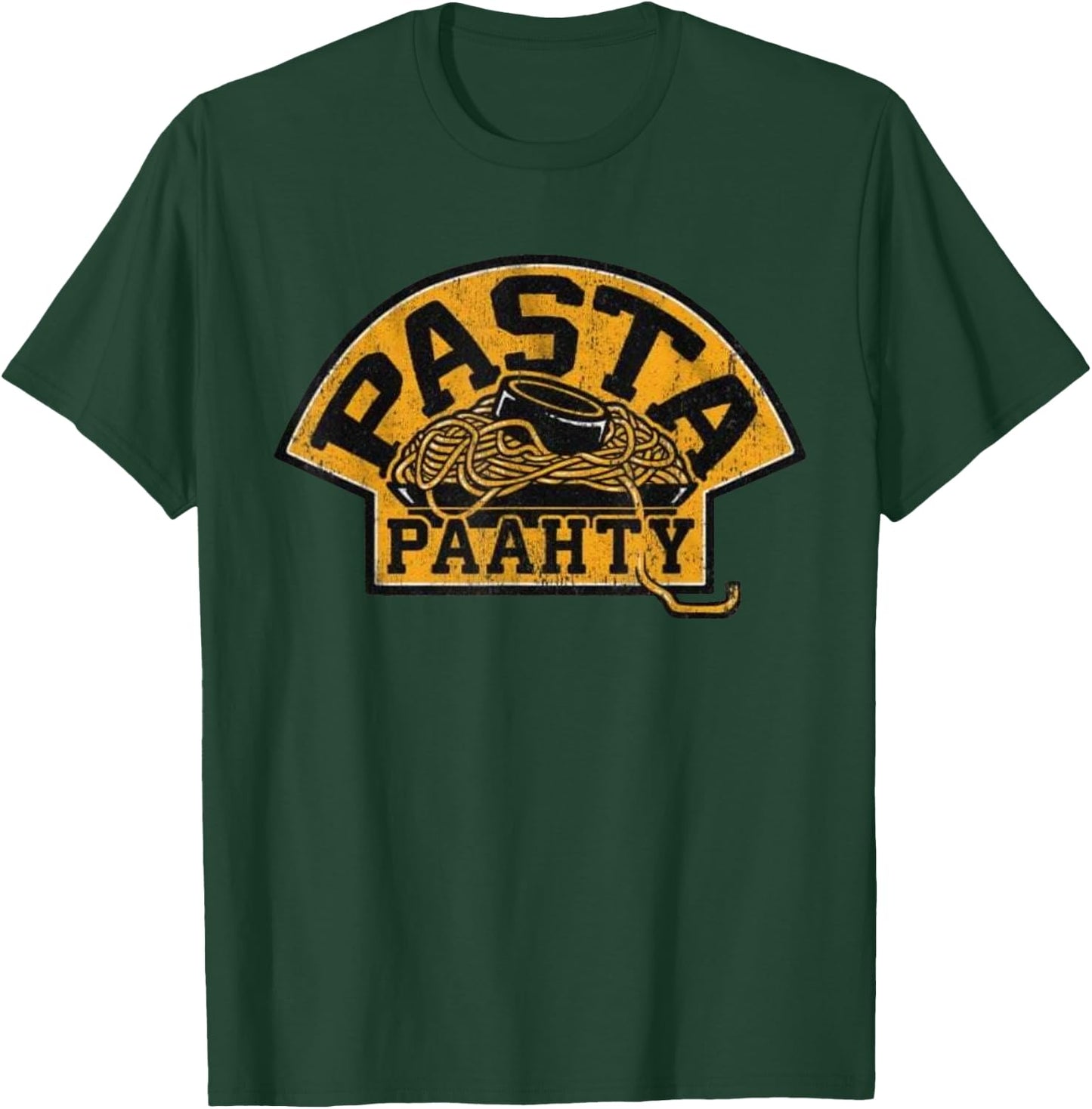 Boston Hockey Pasta Party | Pasta Paahty T-Shirt - T-Shirt | Forest