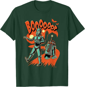 Star Wars R2-D2 & C-3PO Monster Droids Booooop Halloween T-Shirt - T-Shirt | Forest