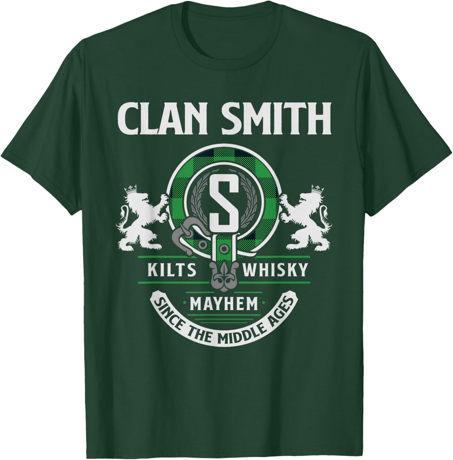 Clan Smith Scottish Surname Family Highland Games T-Shirt - T-Shirt | Forest