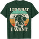 Pitbull Do What I Want Funny Dog Vintage Pitbull Mom T-Shirt - T-Shirt | Forest