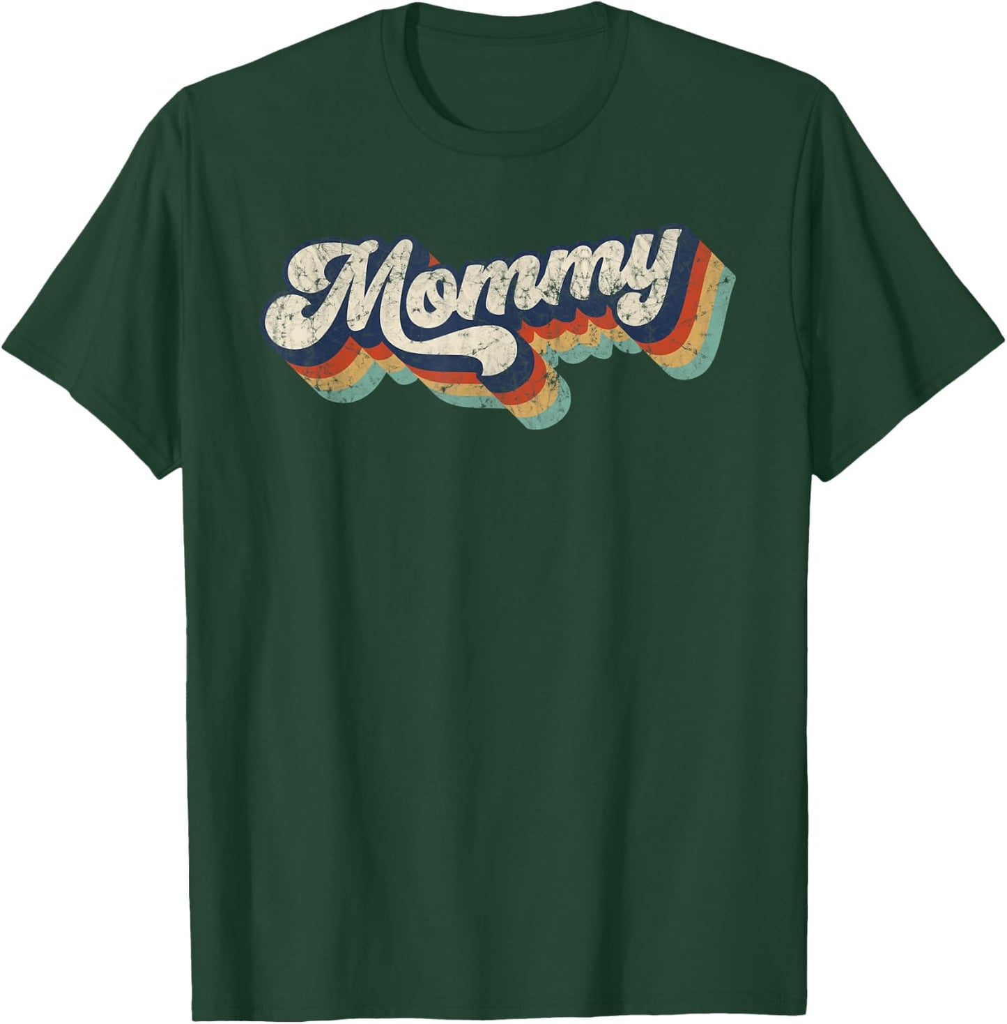 Retro Cute Mommy for Mom Mother's Day T-Shirt - T-Shirt | Forest