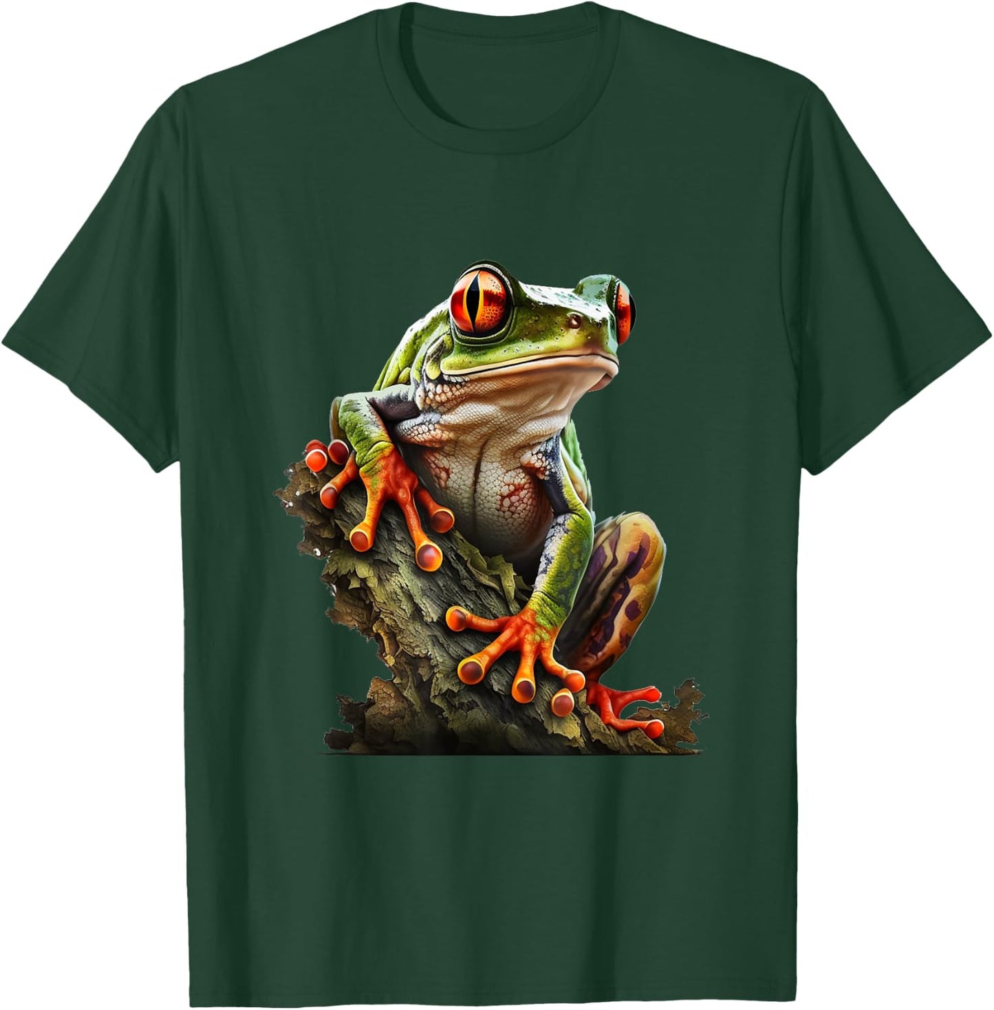 Tree Frog Red Eyed Tree Frog Rainforest Amphibian Frogs T-Shirt - T-Shirt | Forest