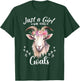 Just a Girl Who Loves Goats Women Girls Who Love Animals T-Shirt - T-Shirt | Forest