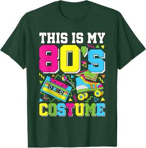 This is My 80's Costume 80s Party Outfit Funny 80's Lover T-Shirt - T-Shirt | Forest