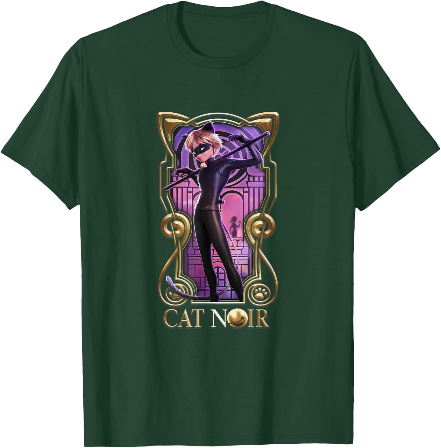 Miraculous The Movie Cat Noir Big T-Shirt - T-Shirt | Forest