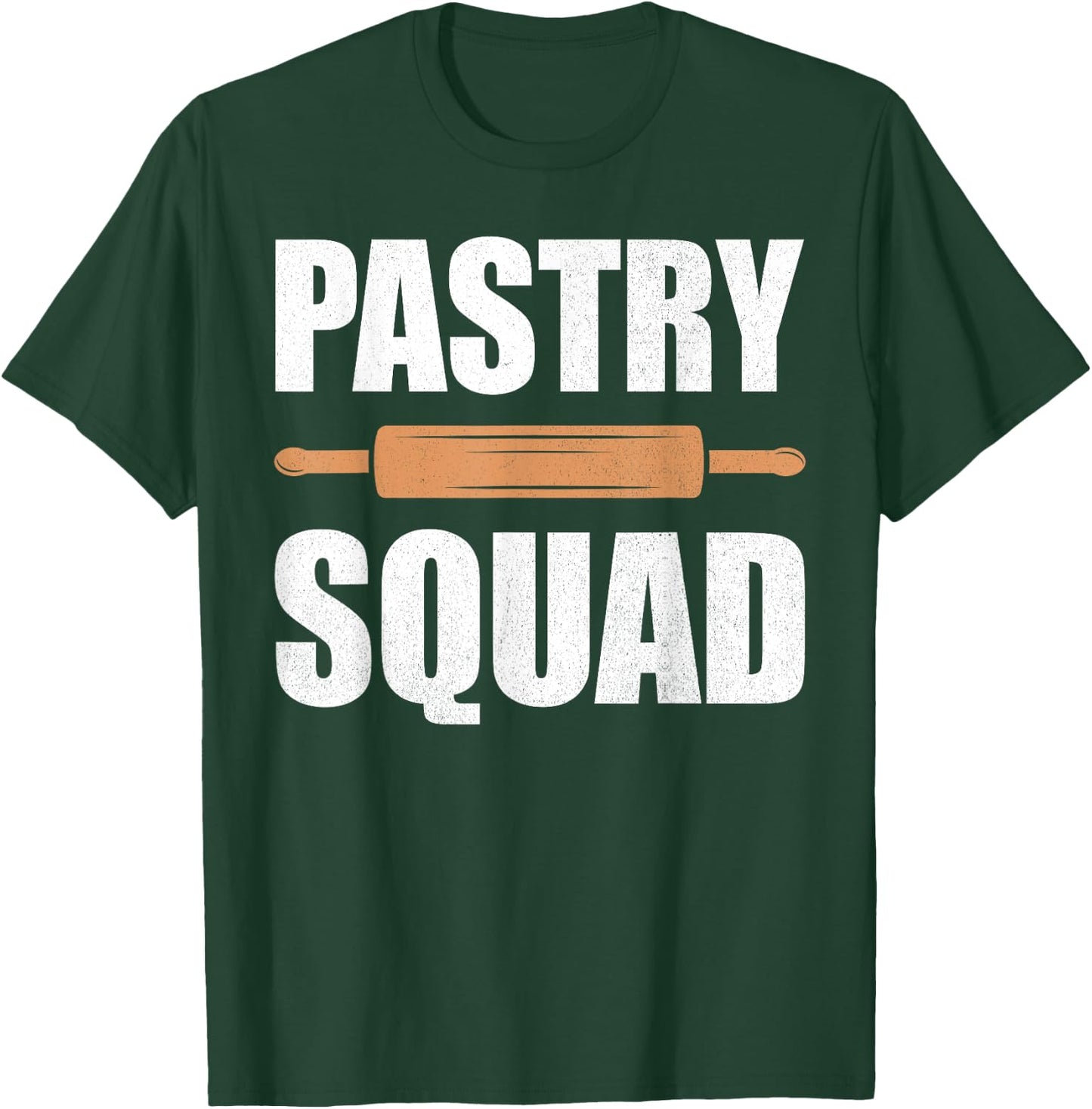 Pastry squad, rolling pin, group matching baking squad crew T-Shirt - T-Shirt | Forest