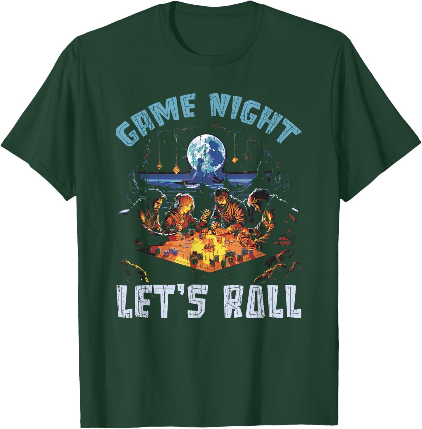RPG Gaming Role Playing D20 Tabletop Games Funny RPG Gamer T-Shirt - T-Shirt | Forest