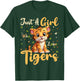 Tiger Lover Just A Girl Who Loves Tigers T-Shirt - T-Shirt | Forest