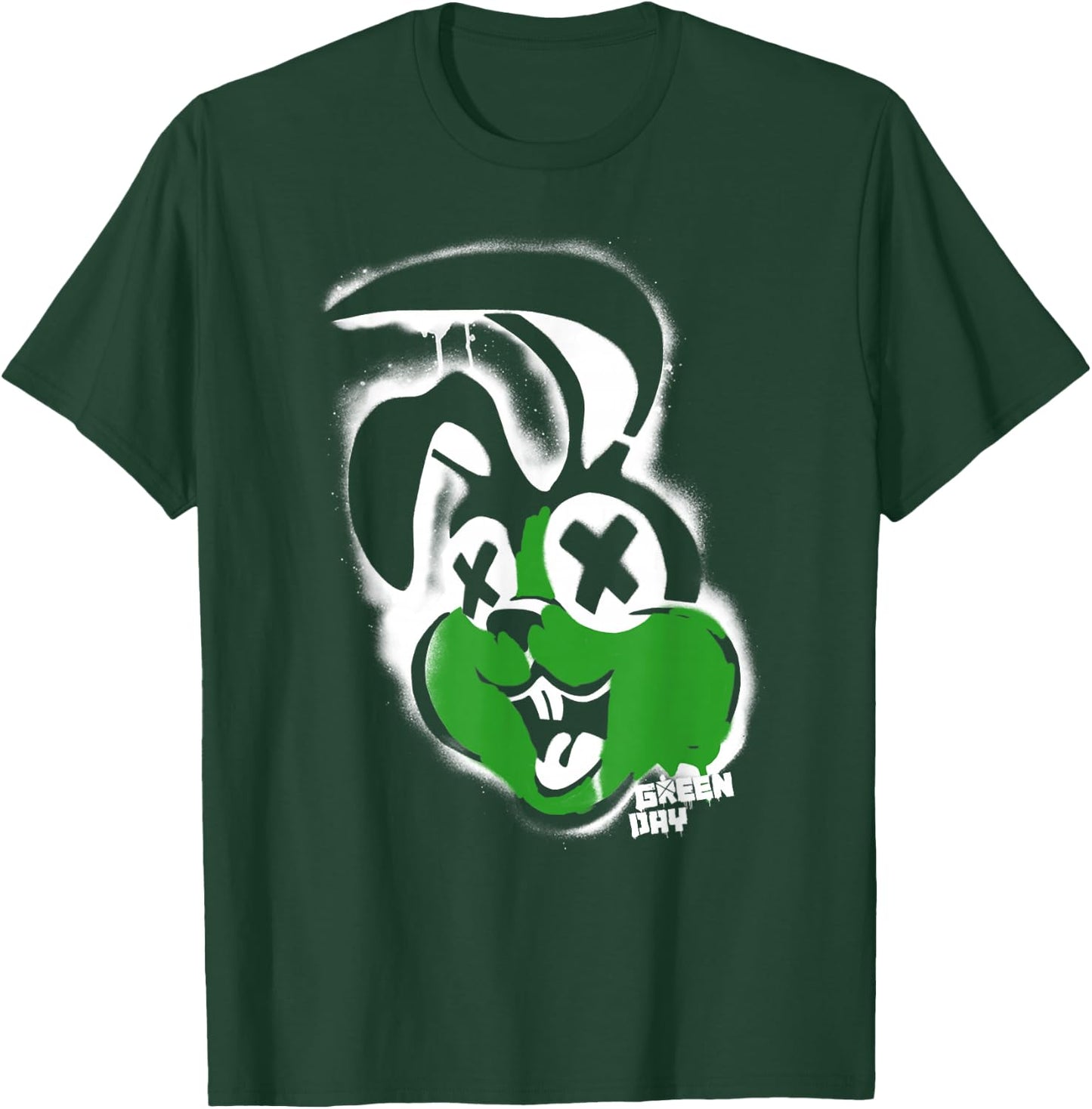 Green Day Awesome Bunny T-Shirt - T-Shirt | Forest