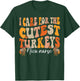 Nicu Nurse Thanksgiving Cutest Turkeys Retro Fall Nurse T-Shirt - T-Shirt | Forest