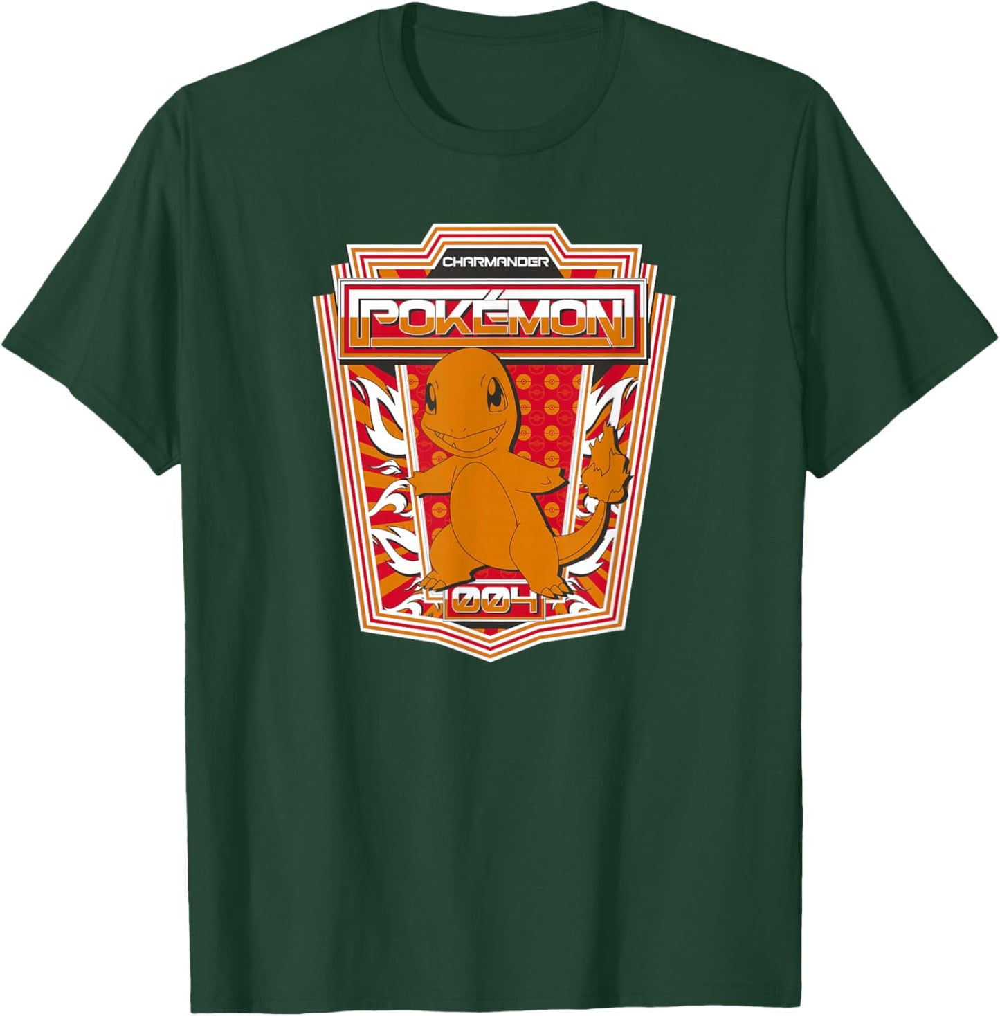 Pokémon Charmander 004 Color Pop Badge T-Shirt - T-Shirt | Forest