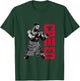 Adonis Creed Pose with Vertical Logo red Small T-Shirt - T-Shirt | Forest
