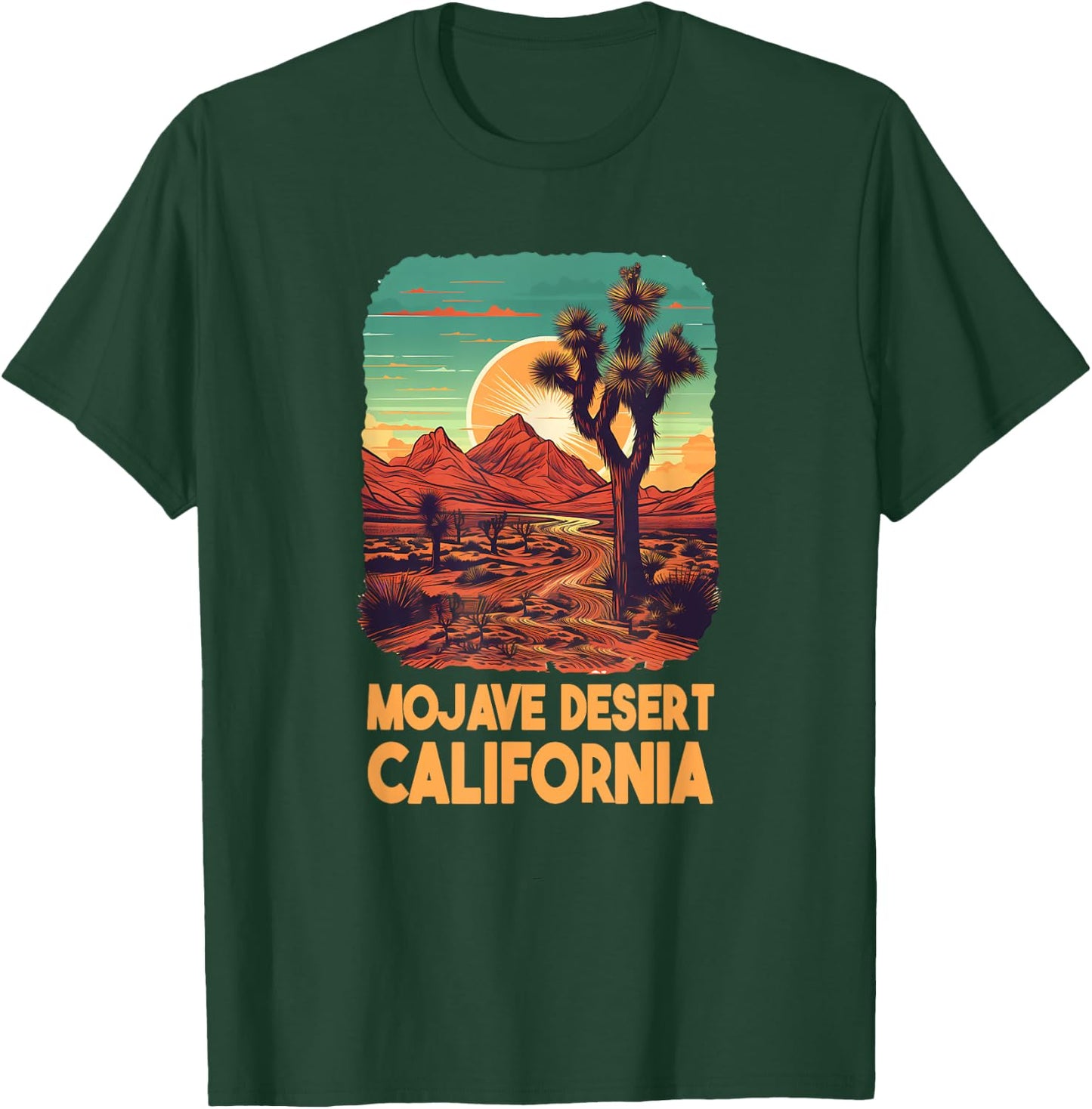 Mojave Desert Adventure Vintage Nature Lover Hiking Design T-Shirt - T-Shirt | Forest