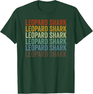 Leopard Shark Retro T-Shirt - T-Shirt | Forest