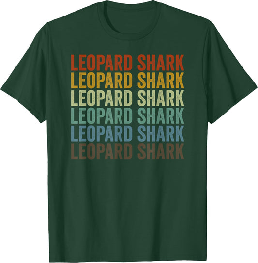 Leopard Shark Retro T-Shirt - T-Shirt | Forest