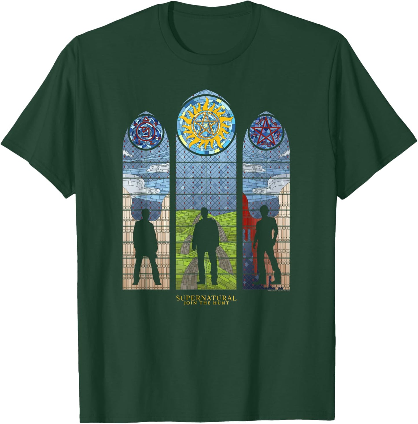 Supernatural Stained Glass T-Shirt - T-Shirt | Forest