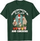 Easily Distracted By Plants And Chickens T-Shirt - T-Shirt | Forest