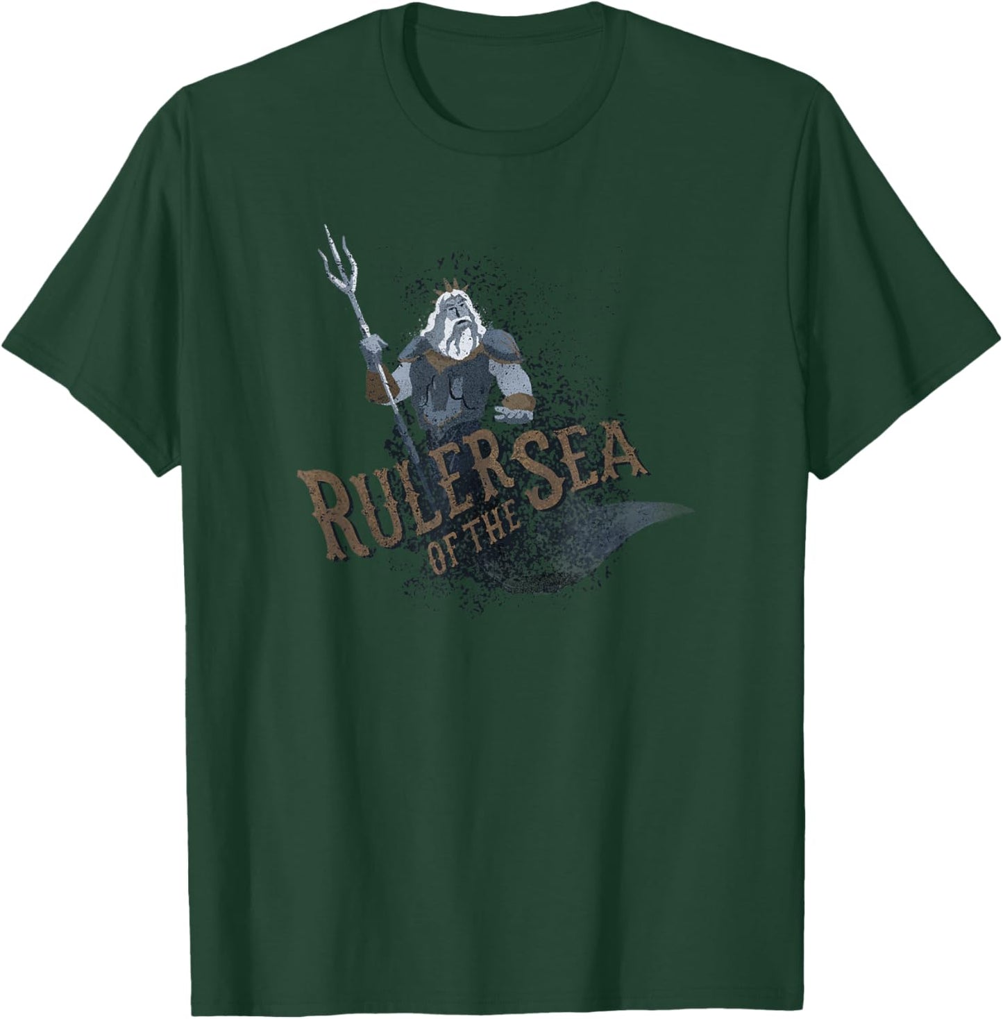 Disney The Little Mermaid King Triton Ruler of The Sea Retro T-Shirt - T-Shirt | Forest