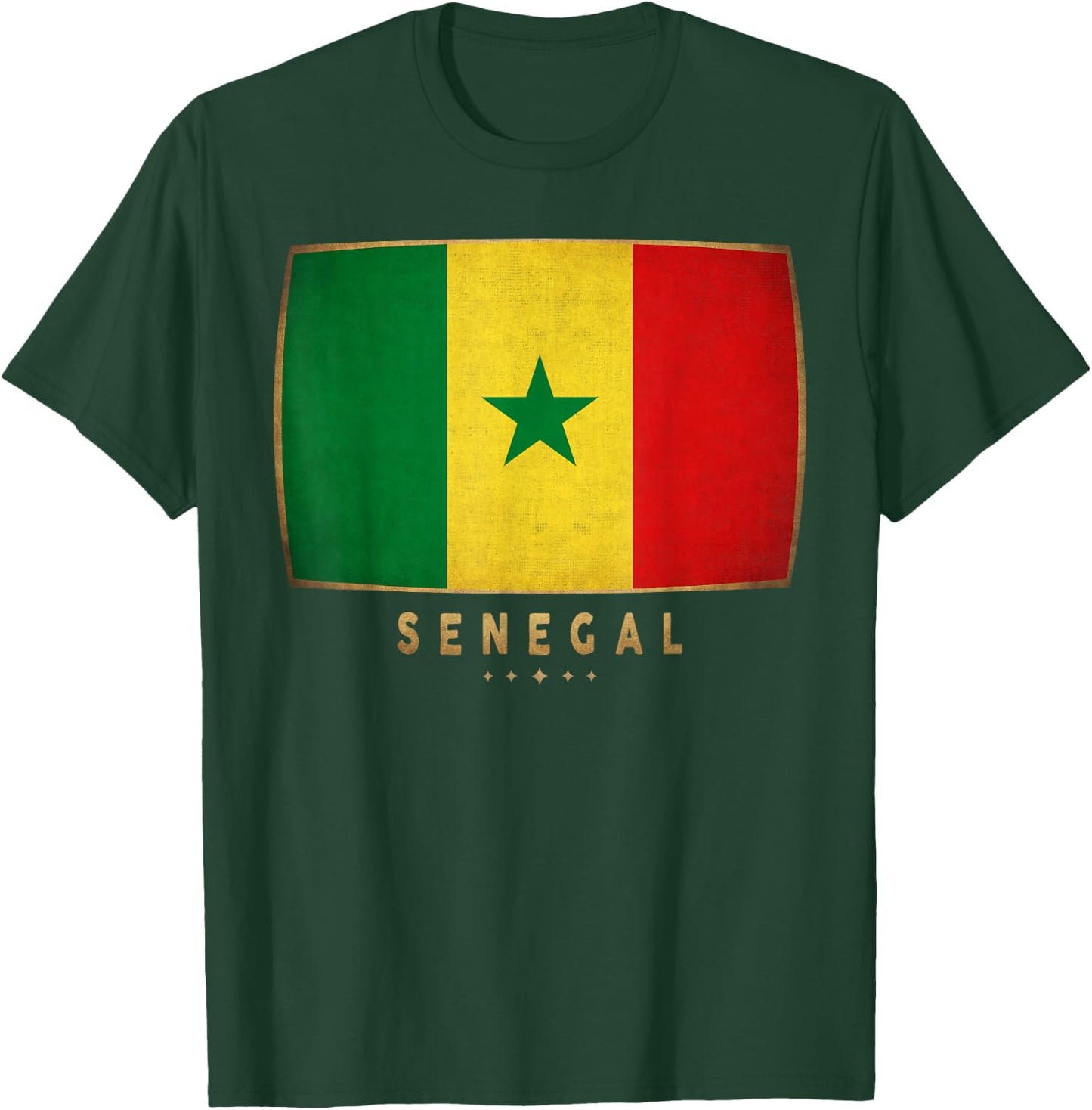 Senegal Flag - Funny Senegal Jersey Women Kids T-Shirt - T-Shirt | Forest
