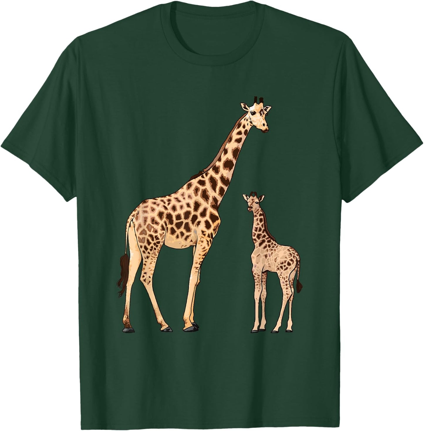 Funny Giraffe Design Kids Boys Girls Giraffe Lover T-Shirt - T-Shirt | Forest