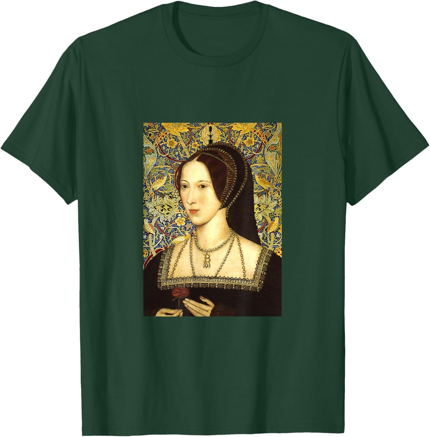 Anne Boleyn Portrait T-Shirt - T-Shirt | Forest
