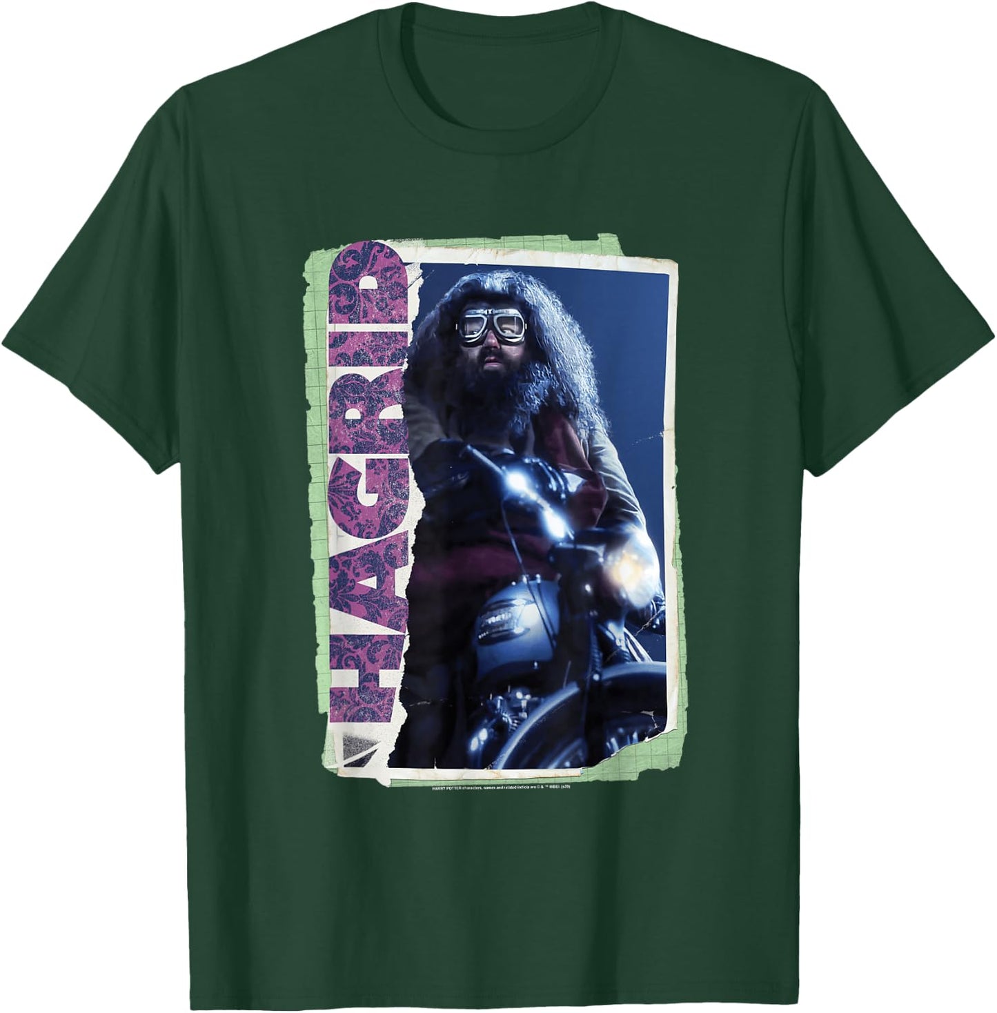 Harry Potter Rubeus Hagrid Photo Collage T-Shirt - T-Shirt | Forest