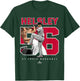 Number and Portrait Ryan Helsley St Louis MLBPA T-Shirt - T-Shirt | Forest