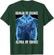 Wolf Human By Chance Alpha By Choice T-Shirt - T-Shirt | Forest