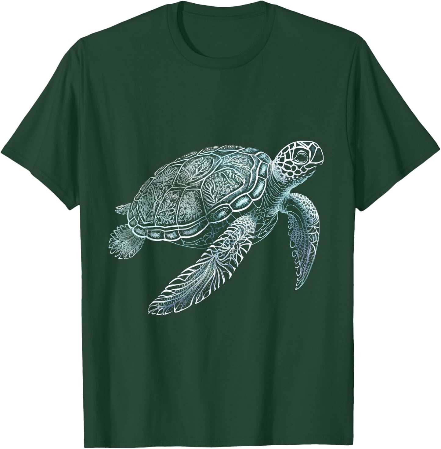 Sea Turtle Beach Lover Ocean Animal Graphic Novelty T-Shirt - T-Shirt | Forest