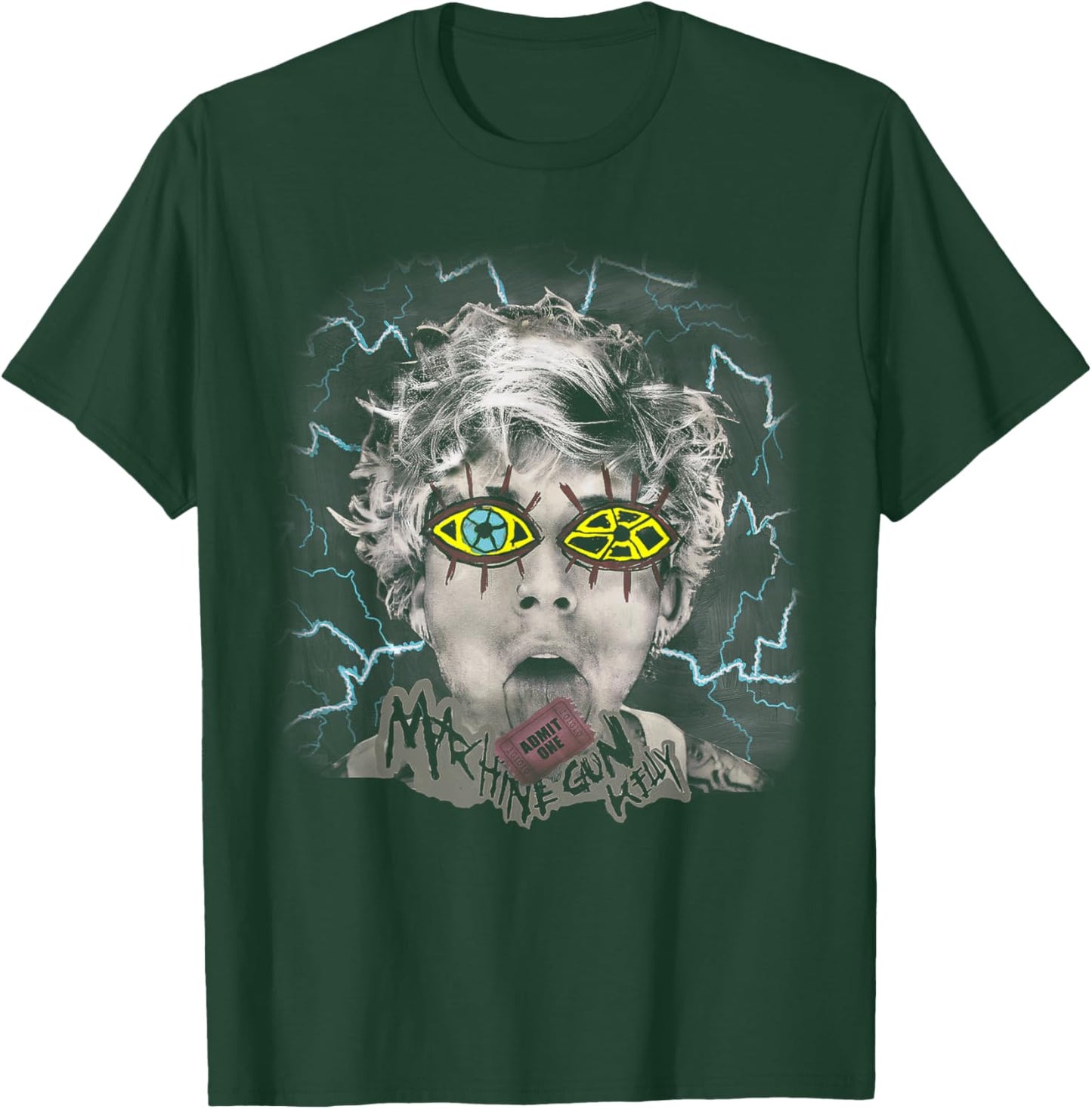 Official Machine Gun Kelly Living Dreams T-Shirt - T-Shirt | Forest