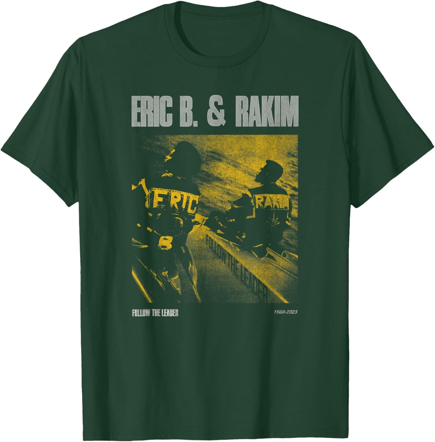 Eric B & Rakim – FTL Hicon Green T-Shirt - T-Shirt | Forest