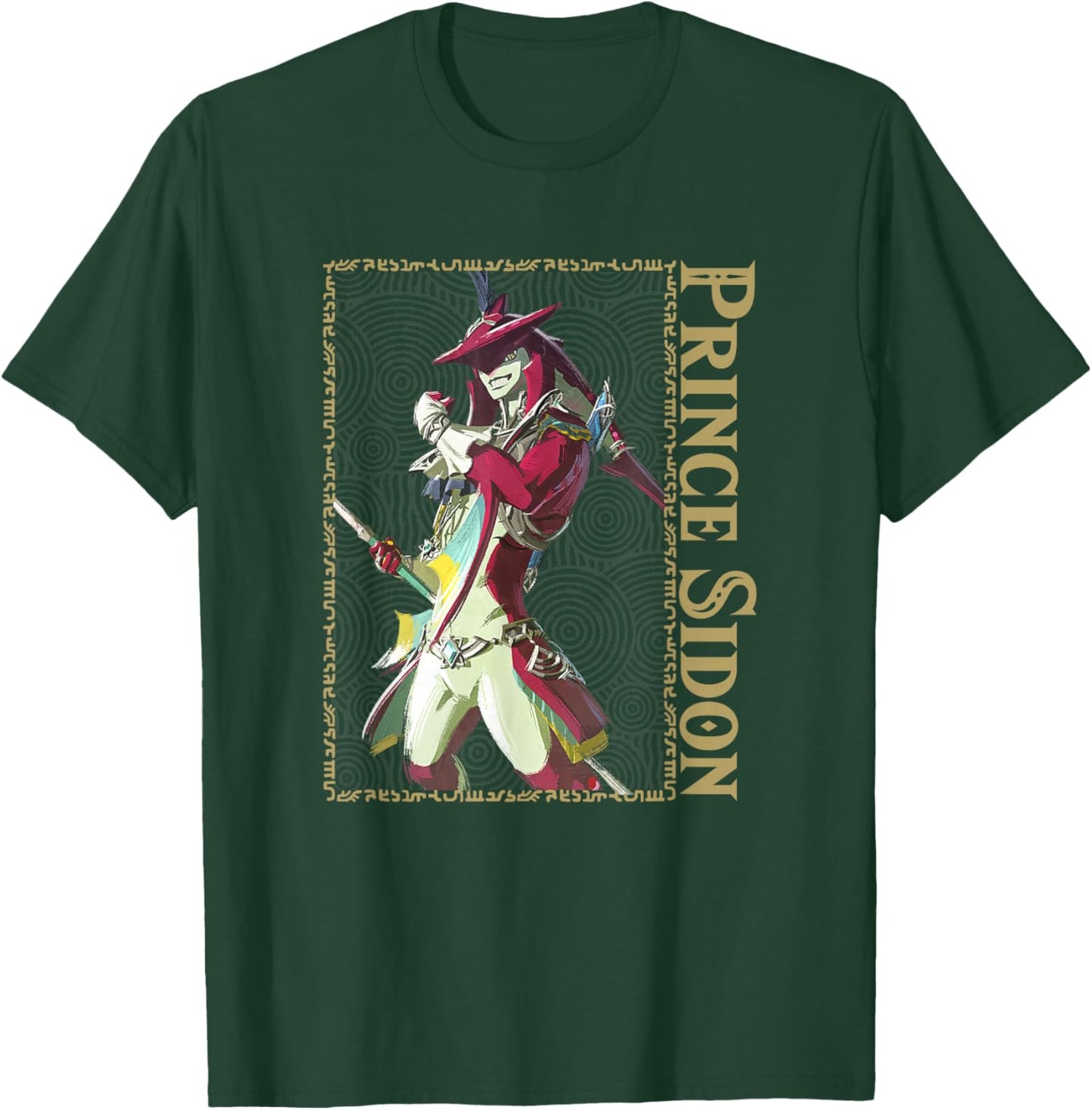 The Legend of Zelda: Breath of the Wild Prince Sidon Box Up T-Shirt - T-Shirt | Forest