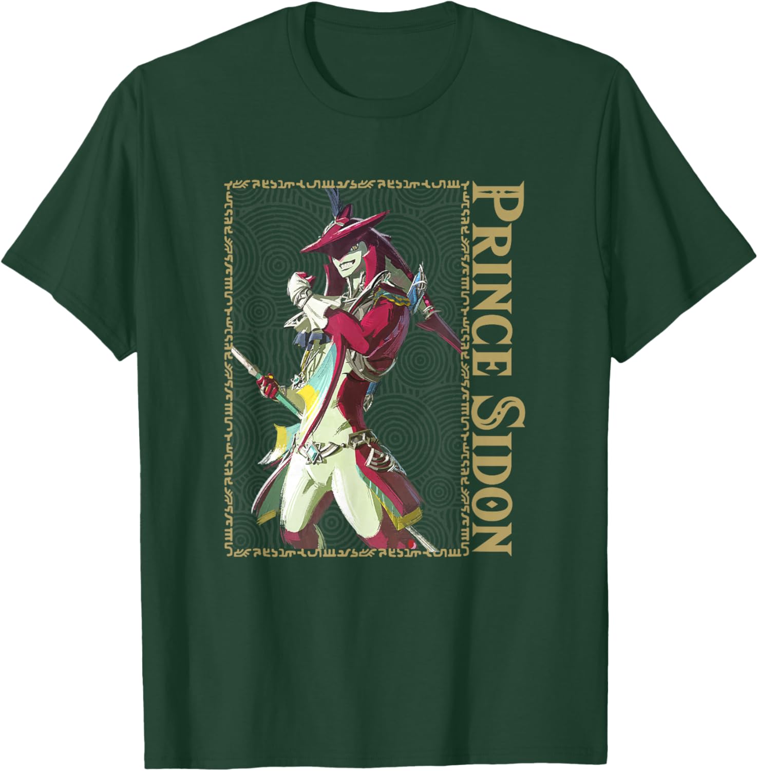 The Legend of Zelda: Breath of the Wild Prince Sidon Box Up T-Shirt - T-Shirt | Forest